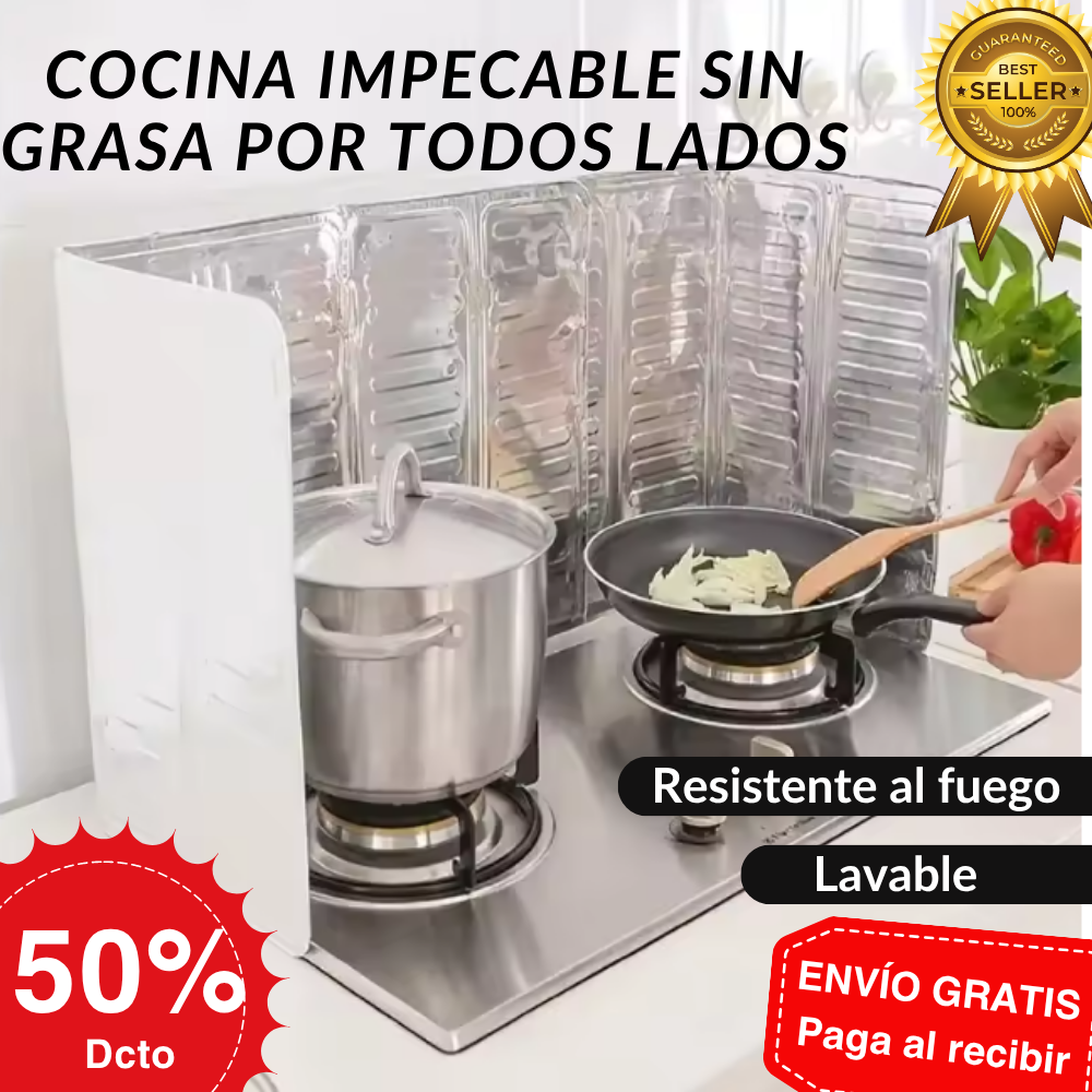 Pack 2 Placas Aluminio Antigrasa