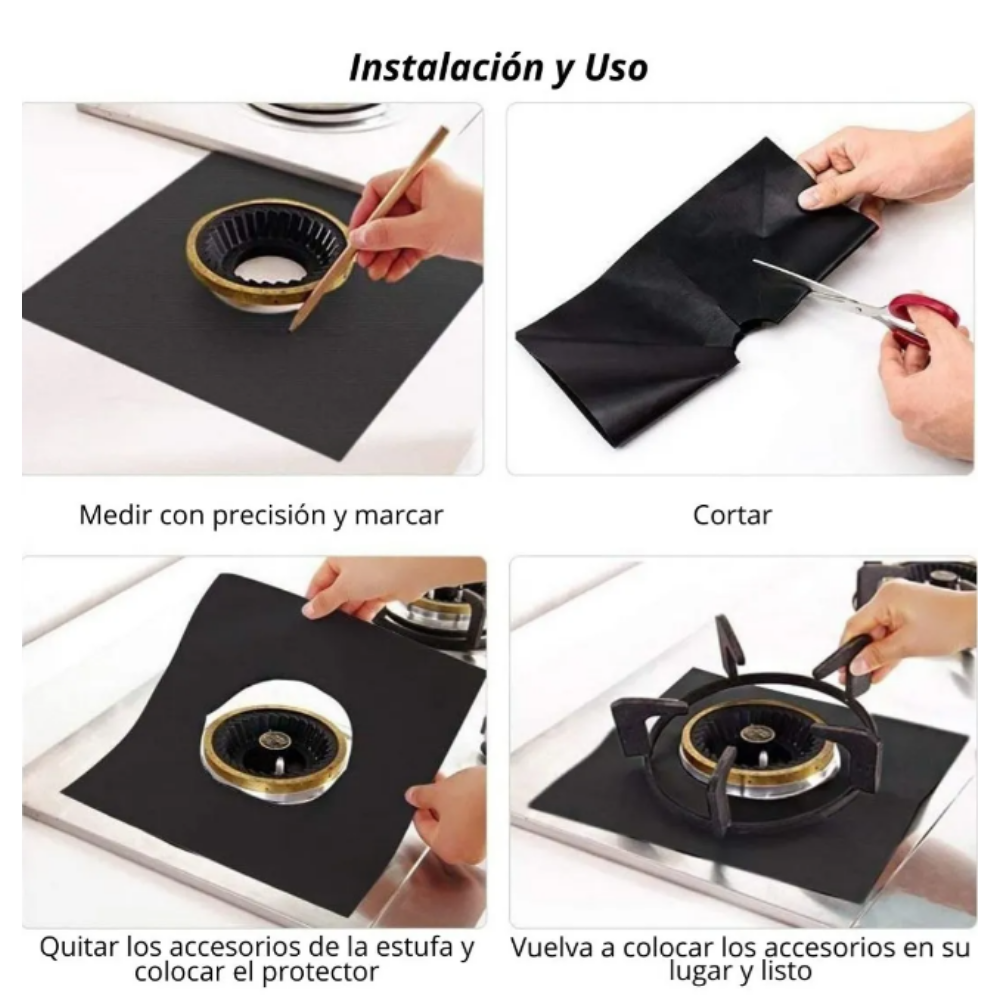 PACK 4 Protectores De Cocina
