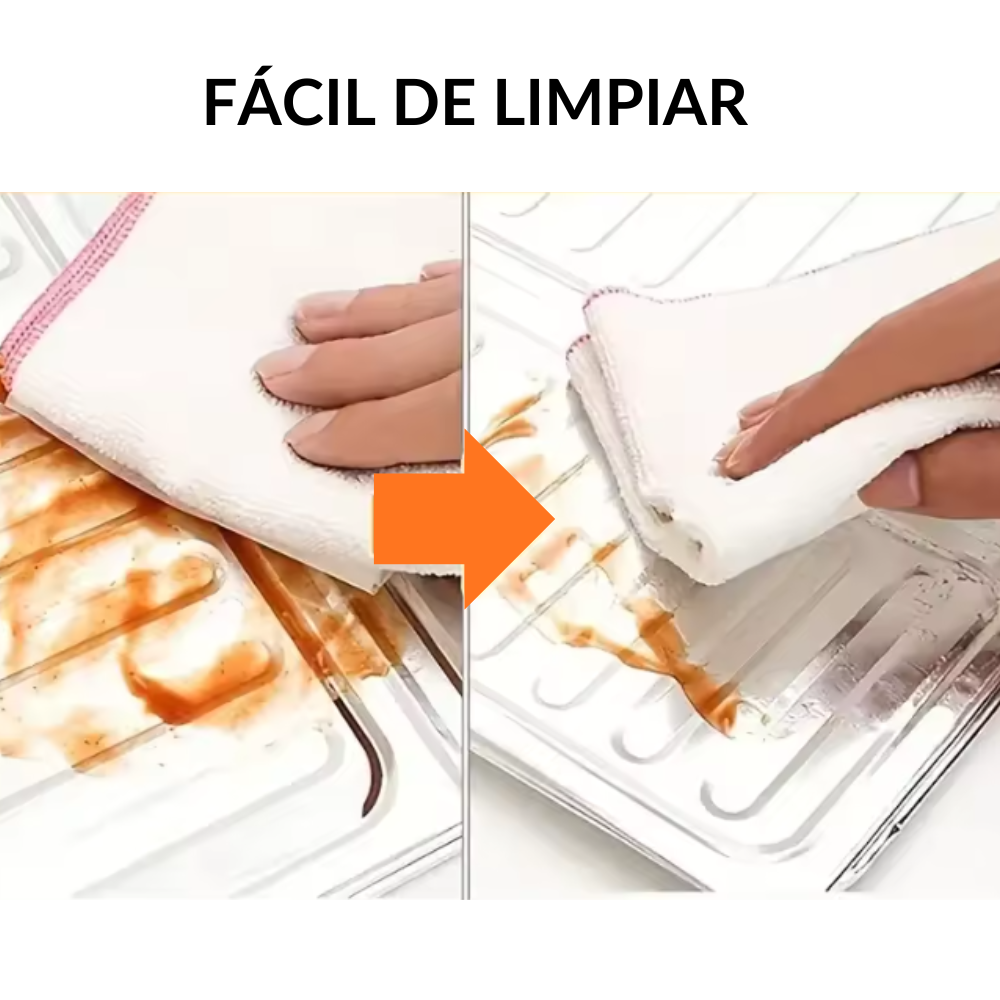 Pack 2 Placas Aluminio Antigrasa