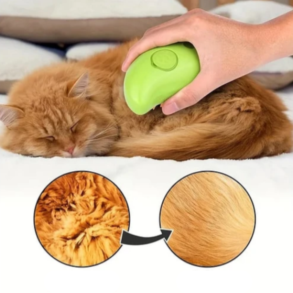 Cepillo a vapor para mascota