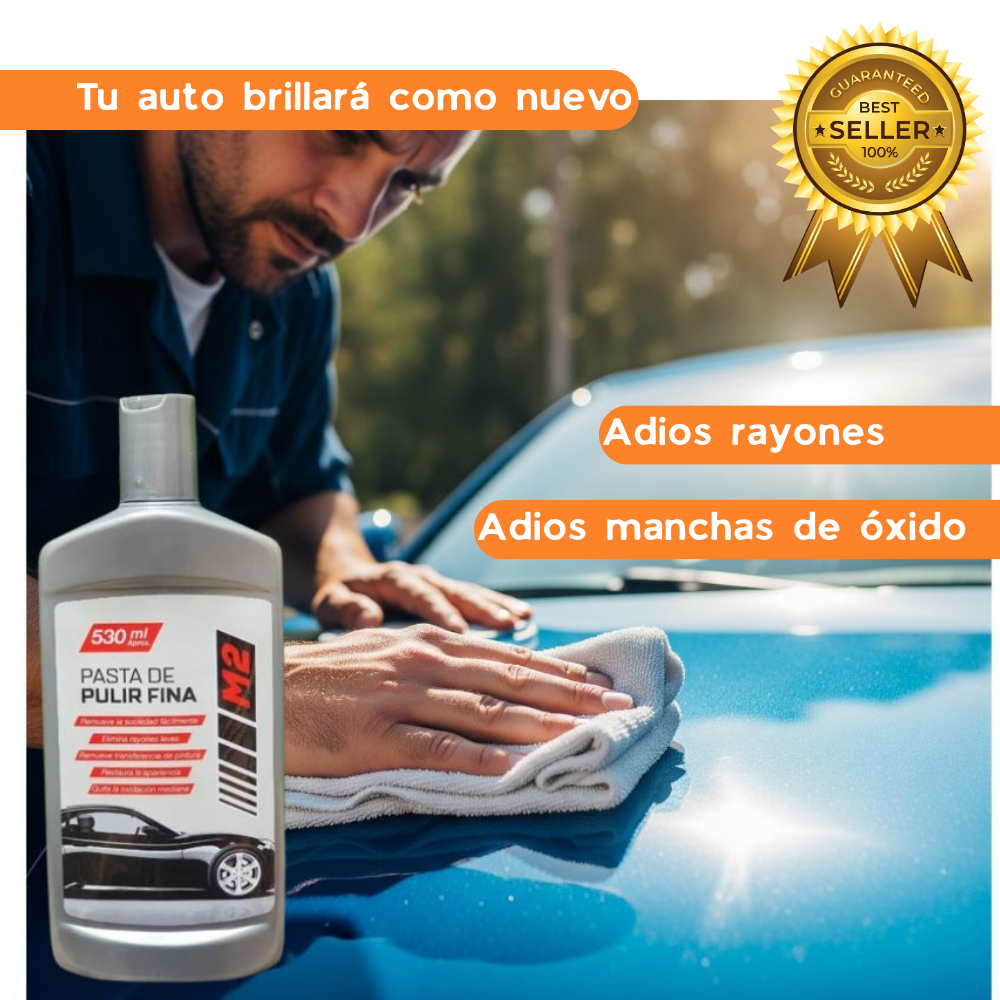 StarCar® Pasta fina para resturar rayones y pintura de auto