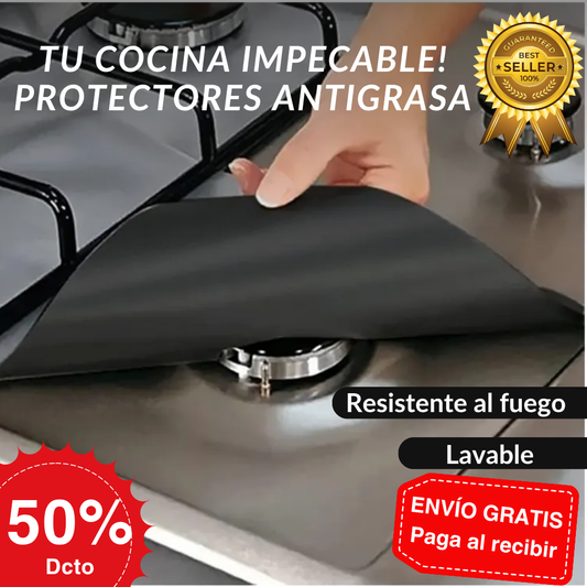 PACK 4 Protectores De Cocina