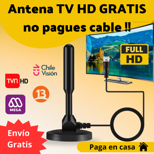 Antena TV HD sin pagar cable + Envío Gratis