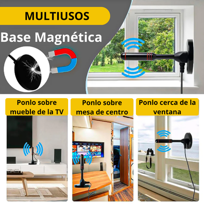 Antena TV HD sin pagar cable + Envío Gratis