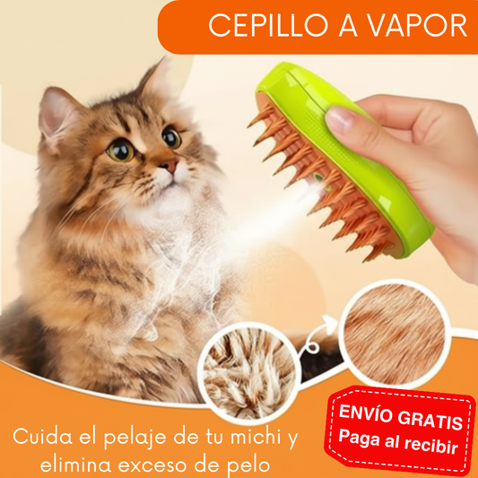 Cepillo a vapor para mascota