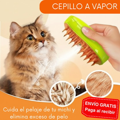 Cepillo a vapor para mascota